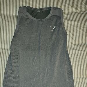 Gymshark Charcoal Sleeveless Athletic Top